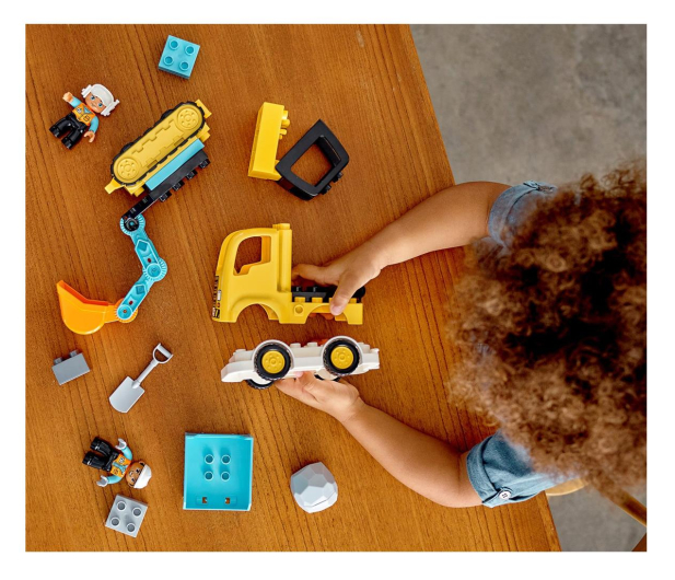 LEGO DUPLO 10931 Ciężarówka i koparka gąsienicowa - 562870 - zdjęcie 13